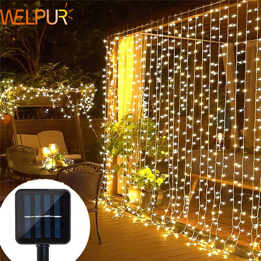 Guirlande d'ambiance solaire / LED & Waterproof